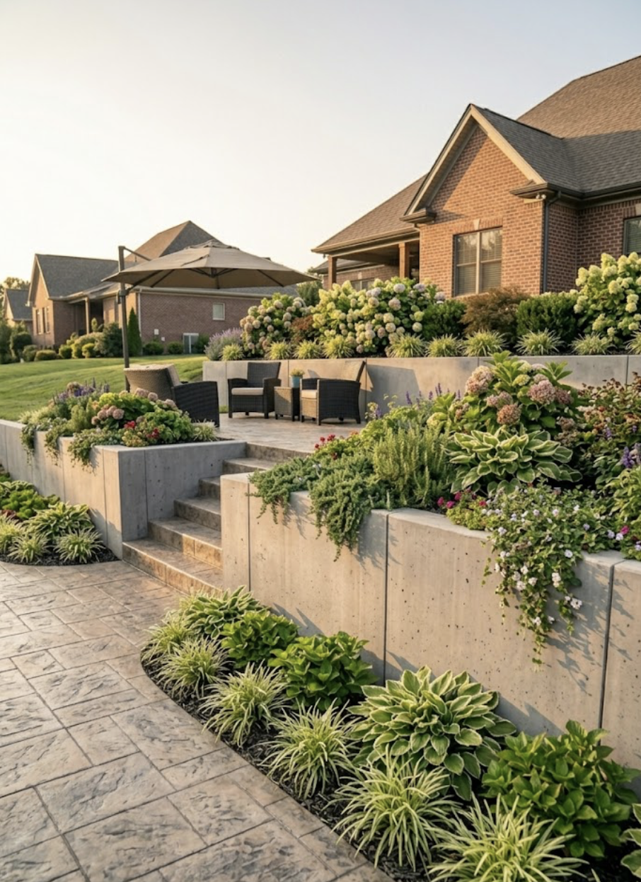 Retaining wall project