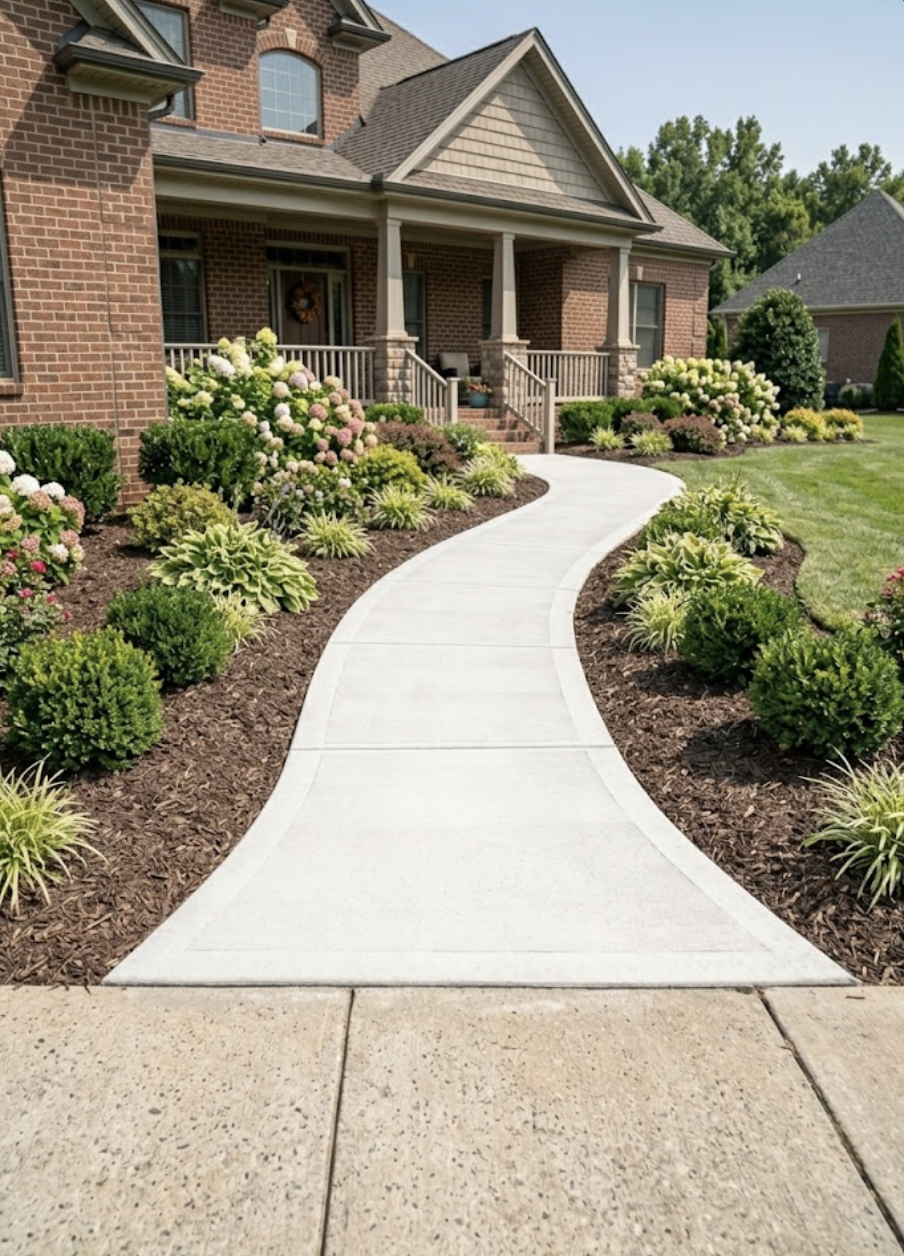 Custom sidewalk